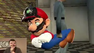 Mario Reacts to Nintendo Memes or else his salami is chopped off REACTION!