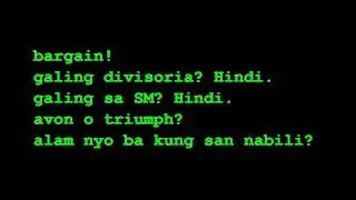 Panty ni Shoni (lyrics)