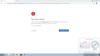 How to fix your clock is behind error | How To Fix Date and Time Error On Computer and Laptop