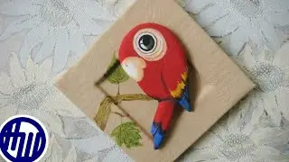 Мини-панно из натуральной кожи