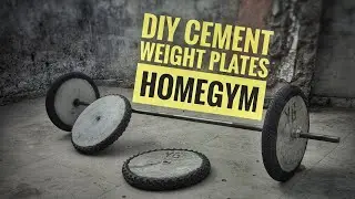 How to make Cement Weight Plates at Home| HOME GYM DIY plates