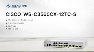 Cisco Catalyst 3560-CX Series WS-C3560CX-12TC-S Switch Display (On sales)