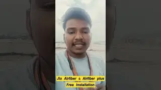 Free Installation Jio Airfibe & Airfiber Plus ( No Installation Charge) #jio #video #viralvideo