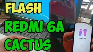 Cara flash redmi 6a cactus tanpa UBL