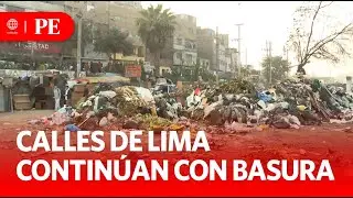 Large piles of garbage near a market and a school | Primera Edición | News Peru