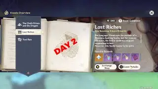 【Genshin Impact】- Lost Riches Event Walkthrough - Day 2