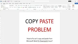 Fix Copy & Paste Problems in Word → PowerPoint & Excel FAST! 🖱️💻
