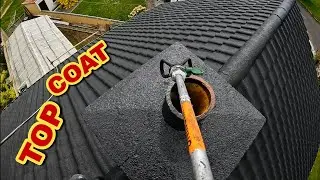 Roof Painting Top Coat...