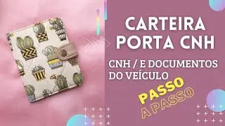 Carteira Porta CNH - Fácil - ( Passo a Passo)