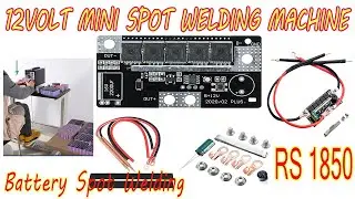 12 VOLT  MINI SPOT WELDING MACHINE |How to Install 12V Spot Welder set Portable Battery Spot Welding