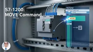 siemens plc s7-1200 how to use  move command in temp configuration  in Tia portal V16