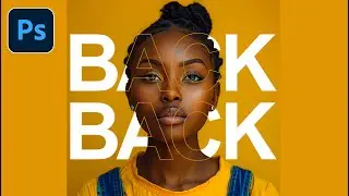 Simple Photoshop Text Trick  - Adobe Photoshop Tutorial 2024‼️