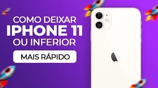 Como DEIXAR seu IPHONE 11, XR E X MAIS RÁPIDO!