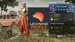 LEVINHO PROFILE PUBG | CHARACTER ID , ACHIEVEMENTS , STATISTICS !!