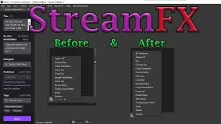 How to install StreamFX plugin OBS