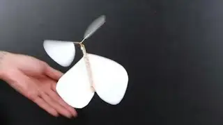 how to make flying butterfly
