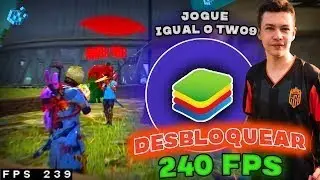 BUG DE FPS NO BLUSTACKS 5. 4.240 E AUMENTANDO DPI DO EMULADOR 2023