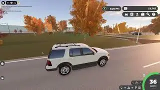 Driving back to home in Greenvile Roblox