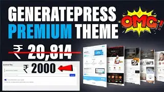 ✅GeneratePress Premium with License Key | Lifetime auto-updates Tamil