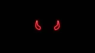 neon effect devils | free black screen