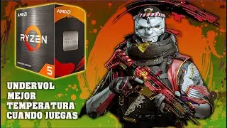 🚨 procesador RAYZEN 5 5600X COMO mejorar TEMPERATURA modo UNDERVOLT 🔥🔥