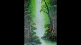 Spray paint art - Rainforest - made street artist