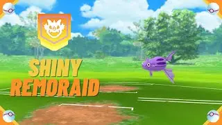A Wild ✨ Shiny Remoraid ✨ Appeared! [Pokemon GO Tour: Johto] #shorts