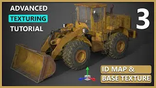 Advanced Texturing in Substance Painter Front Loader | ID MAP | PART 3 | Center Pivot
