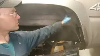 Installing Rough Country Wheel Well Liners 02 Silverado Duramax