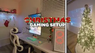 Transforming My Dream Gaming Setup Into A Christmas Setup