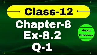 Class 12 Ex 8.2 Q1 Math | Chapter8 Class12 Math | Application of Integrals | Ex 8.2 Q1 Class 12 Math