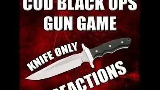 BO2 Gun Game Knife Only | Can You Pronounce My Gamertag? |