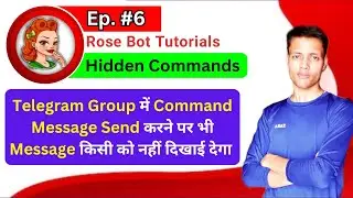 🔴 Ep 6 || How To Set Command in Rose bot Without Sending it in Group | Rose Bot Tutorial in Hindi