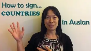 Sign Language Lessons Australia - How to SIGN COUNTRIES in Auslan (with subtitles)