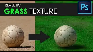 How to create a realistic grass texture in Adobe Photoshop CC
