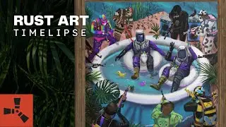 RUST ART Timelapse - Pool Party
