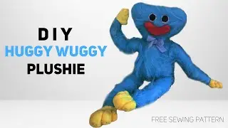How to Make a Huggy Wuggy Plushie [Free Pattern]