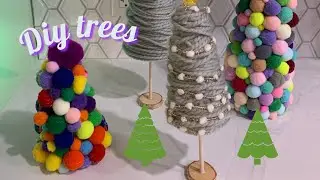 🌲Styrofoam trees 🌲diy 🚨 alert 🚨
