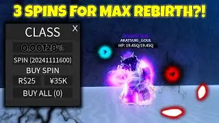 Using only 3 Spins to get Max Rebirth!!... | A Hero's Destiny