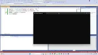 Python in IDE: Intro Creating User Inputs as Strings and Integers (Fruit Calculator)