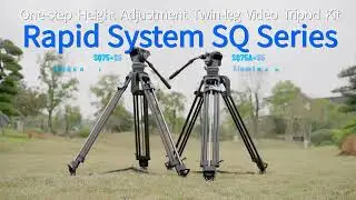 Nuovi treppiedi video SQ75  SQ75A con testa fluida S5