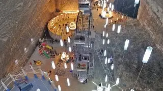 Достопримечательности Румынии: карусель внутри СОЛЯНОЙ ПЕЩЕРЫ? 🇷🇴 Salina Turda