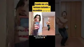 Cuando ves a tu hermano bailando a escondidas 😂 - Hey Crispin #humor #shorts