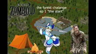 a furry has to survive In The Forest in Project Zomboid! Wilderness Survival Challenge