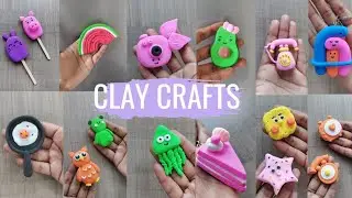 Super clay craft to do when bored|quick and easy fridge magnet