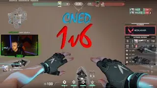 CNED 1v6 ATIYOR - VALORANT TWİTCH RİVALS YARI FİNAL İLK MAÇI 