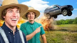 Teaching An Amish Kid How To Drive!