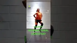 Didn’t join my #Zumba class today? Take a pre-recorded class instead. 💃🏻 #internationaldanceday