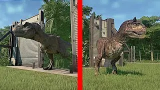 ТИРАННОЗАВР против КАРНОТАВРА в Jurassic World Evolution