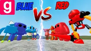 BLUE TEAM vs RED TEAM (ALL  3D NEXTBOTS) In Garry's Mod
